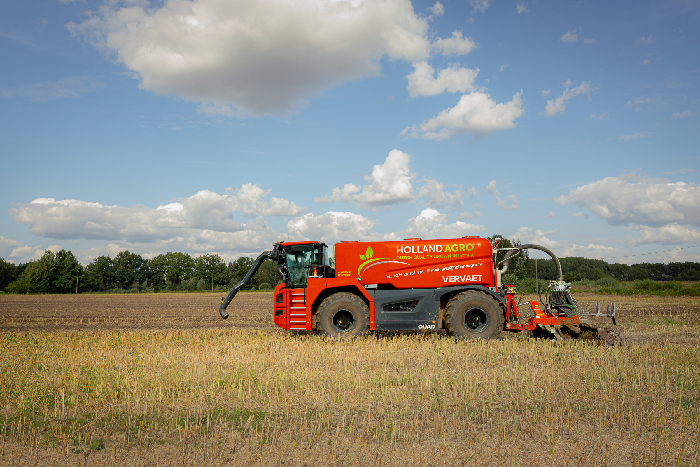 Vervaet Quad digitale spreading Holland Agro