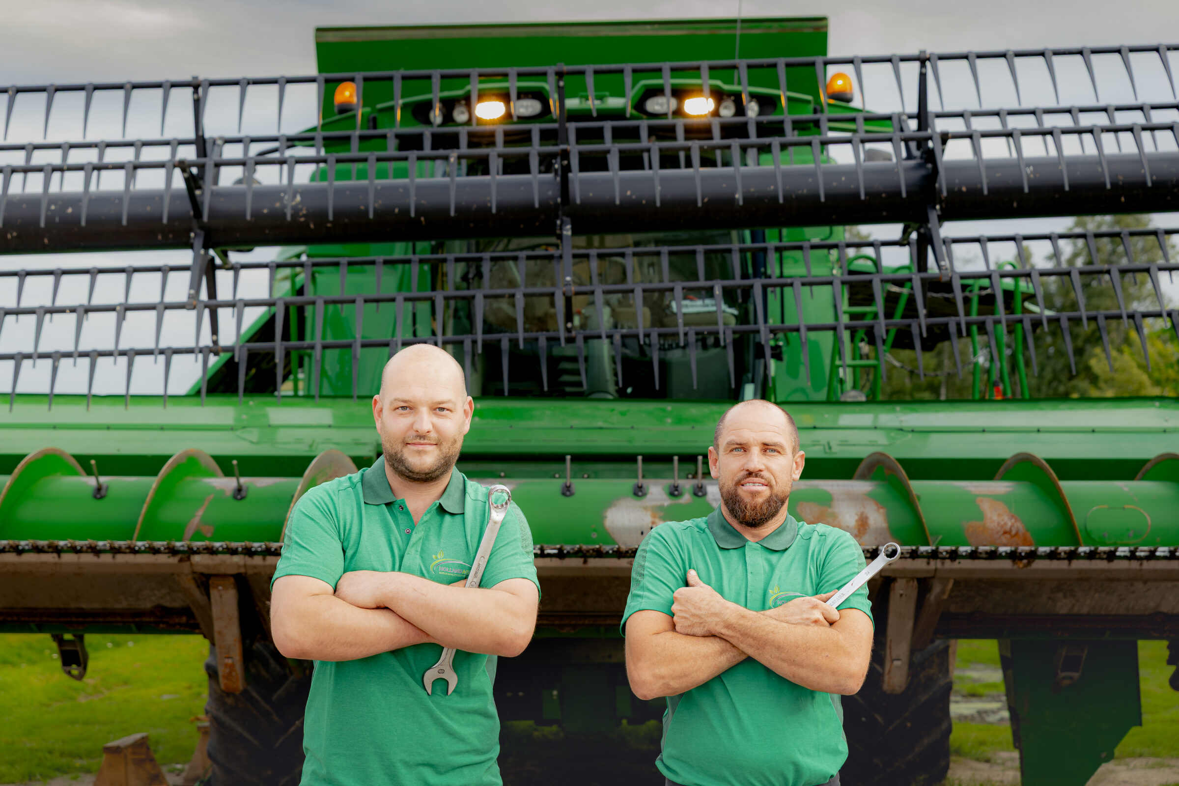 two Holland Agro employees