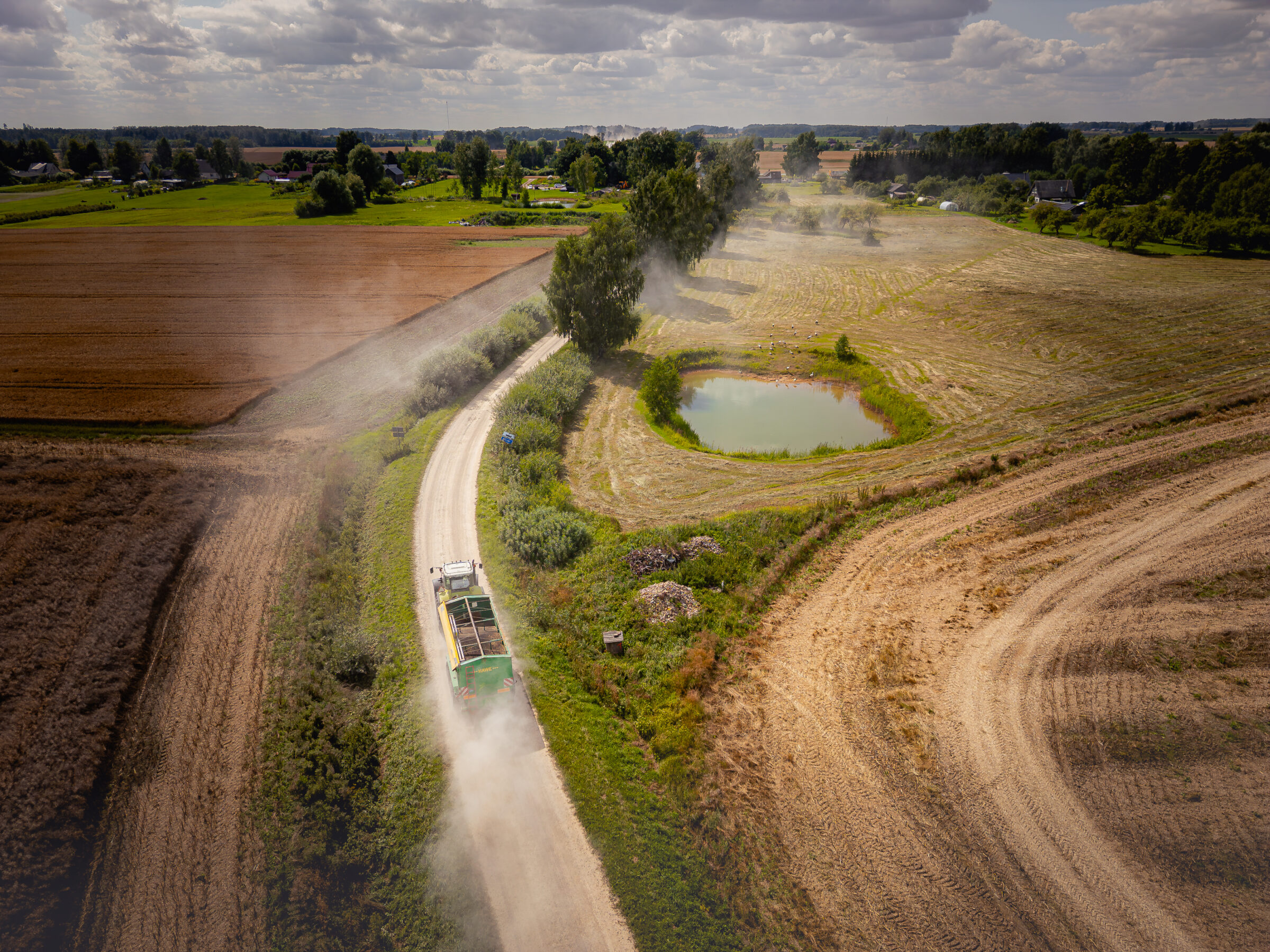 Drone shot farm Holland Agro